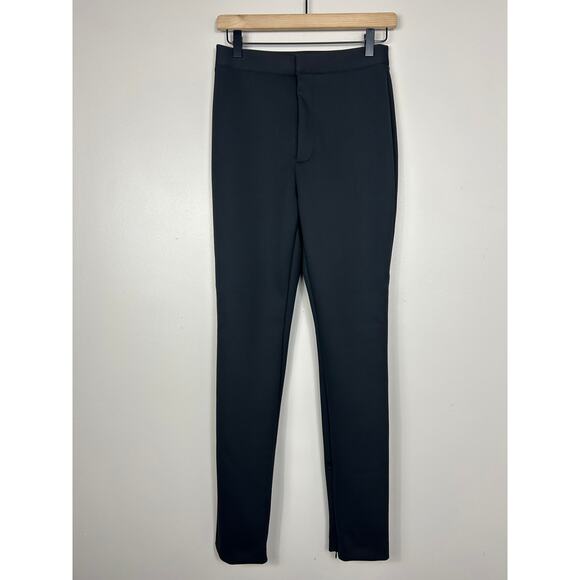 Alexander Wang T. High Waist Slim Trousers Black Sz 4 Quiet Luxary Office - Picture 2 of 8